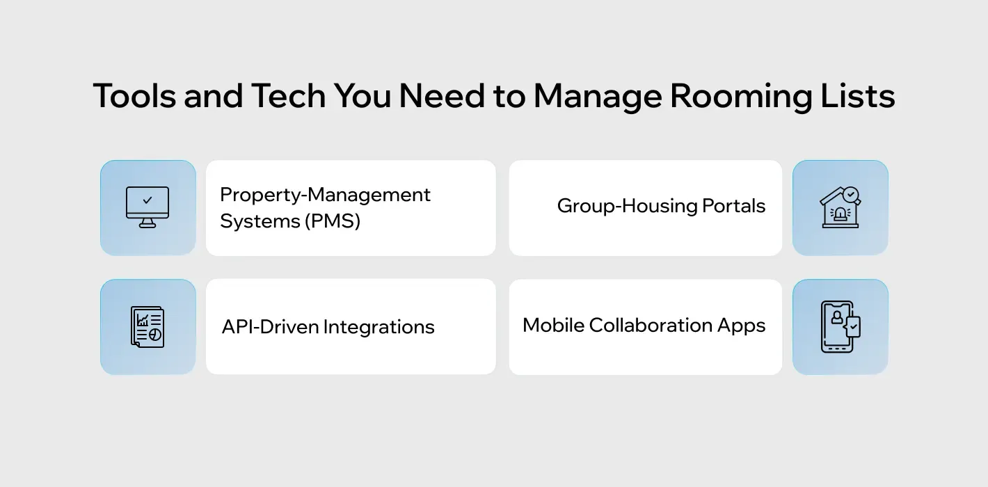 Tools and Tech You Need to Manage Rooming Lists