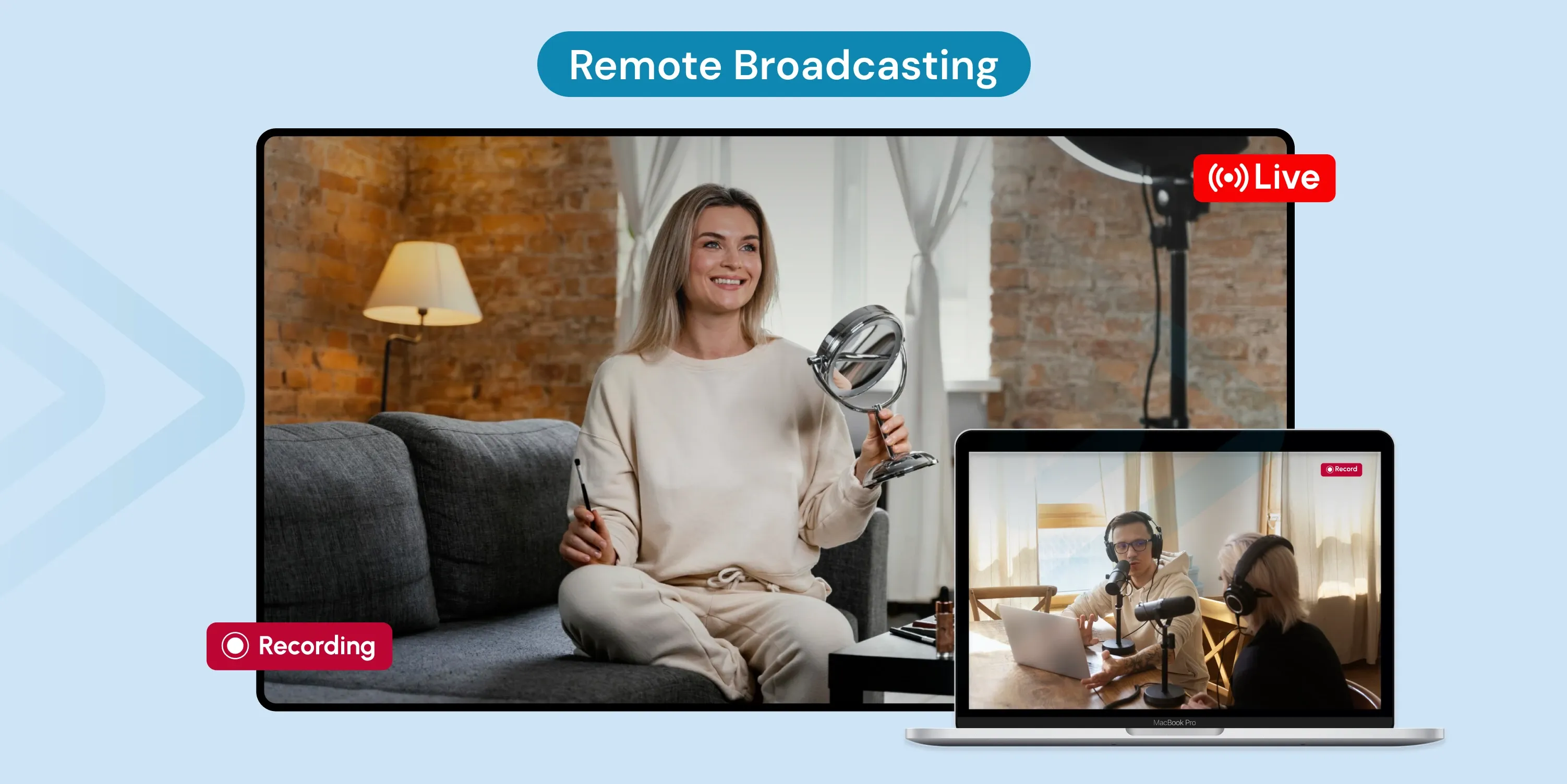 remote broadcasting